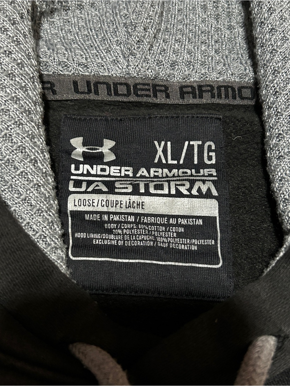 Under Armour Storm Men's Black Hooded Sweatshirt - Picture 4 of 4